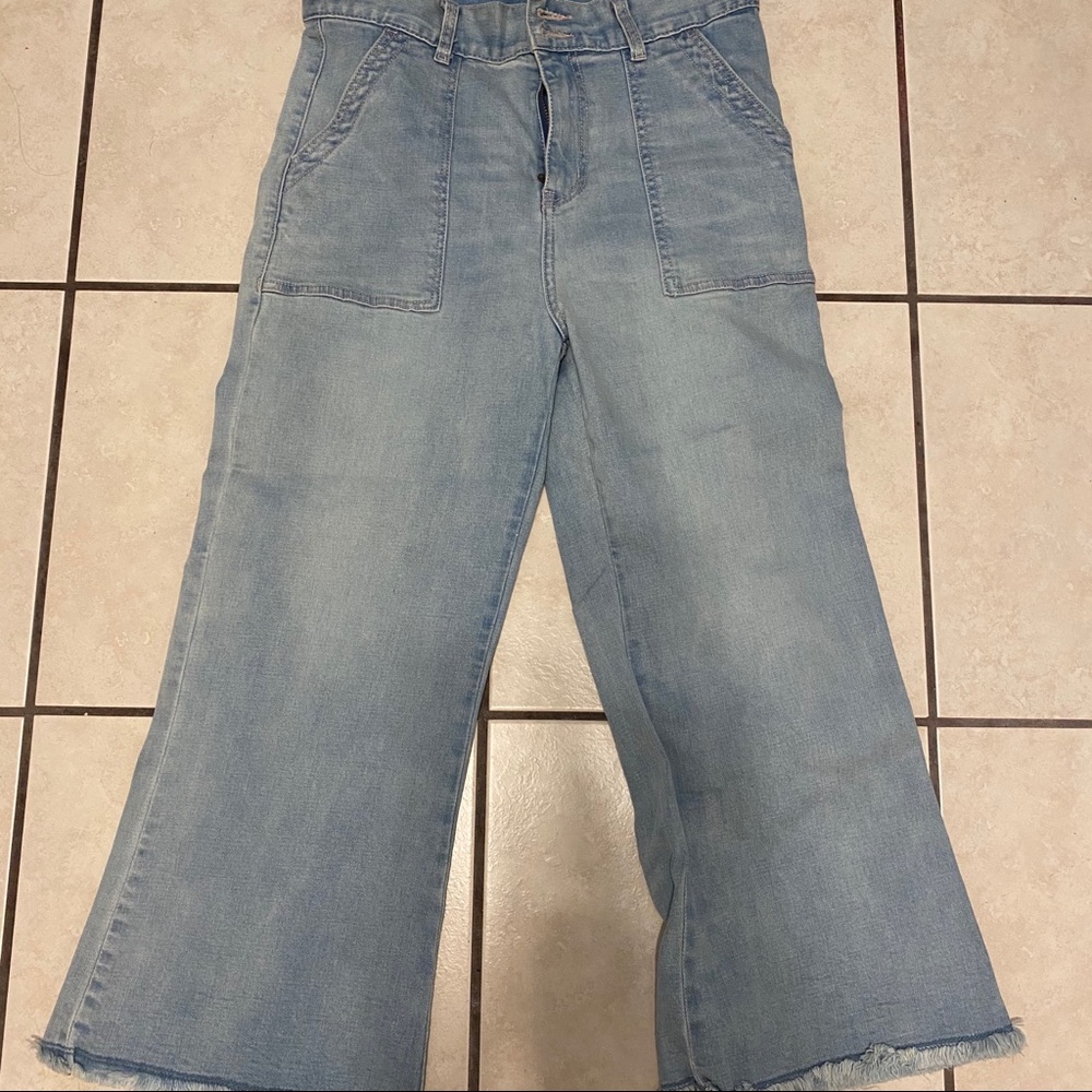 Short wide leg Jeans